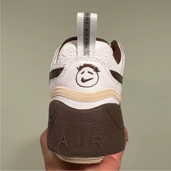 Cactus Jack by Travis Scott White and Brown Sneakers - Picture 10 of 12